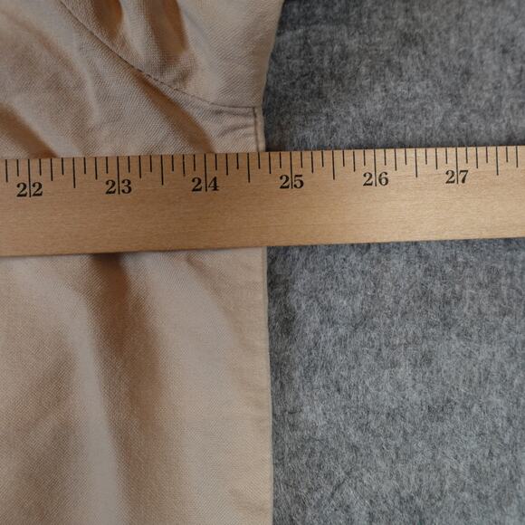 Pomander Place Dress Womens Large Polly Tan Mini Long Sleeve Shirt Shift - Picture 9 of 11